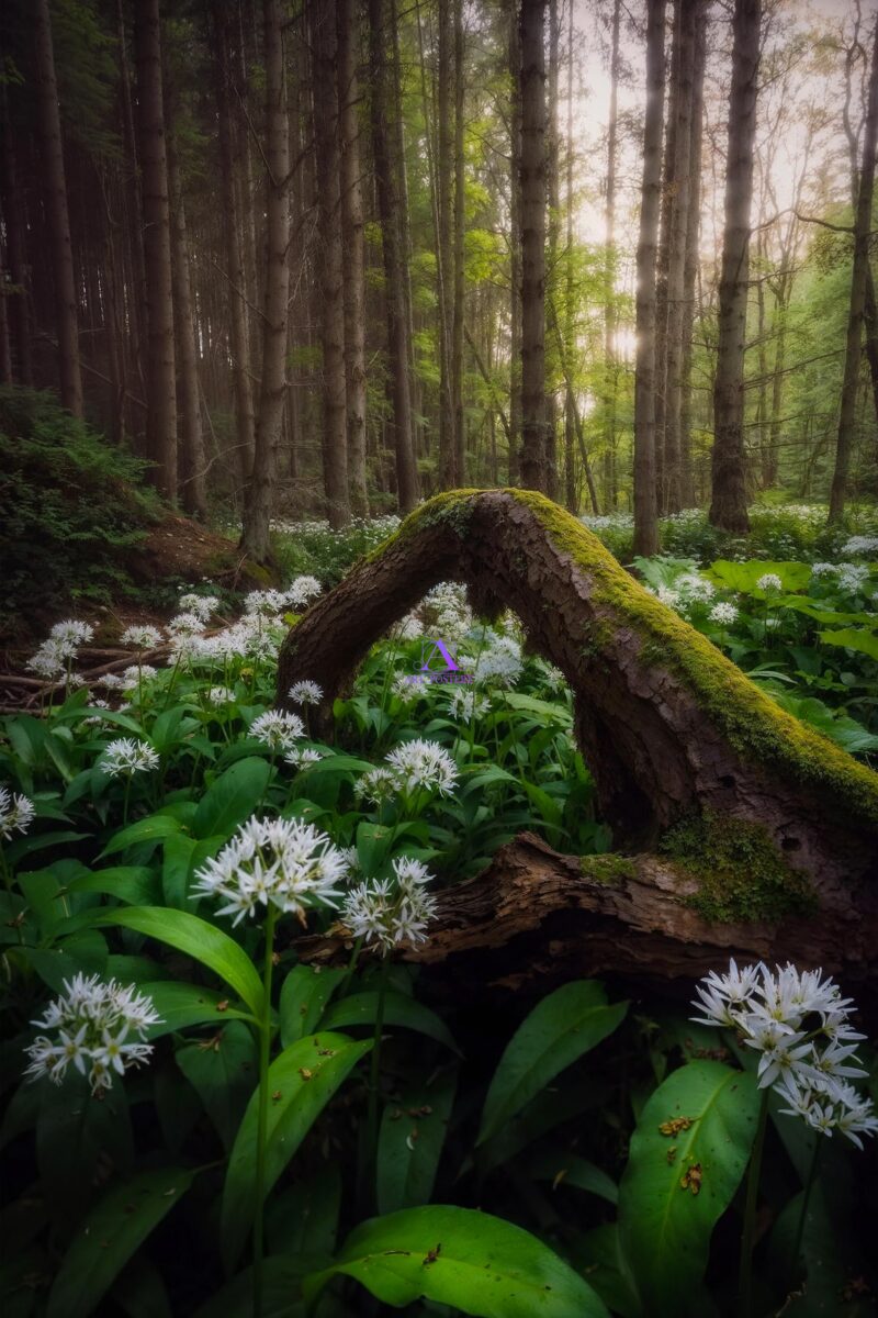 Silent Grove” – A Woodland Landscape Print 36