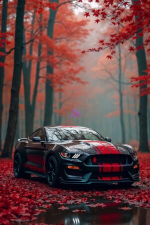 Art Poster Ford Mustang Shelby GT500