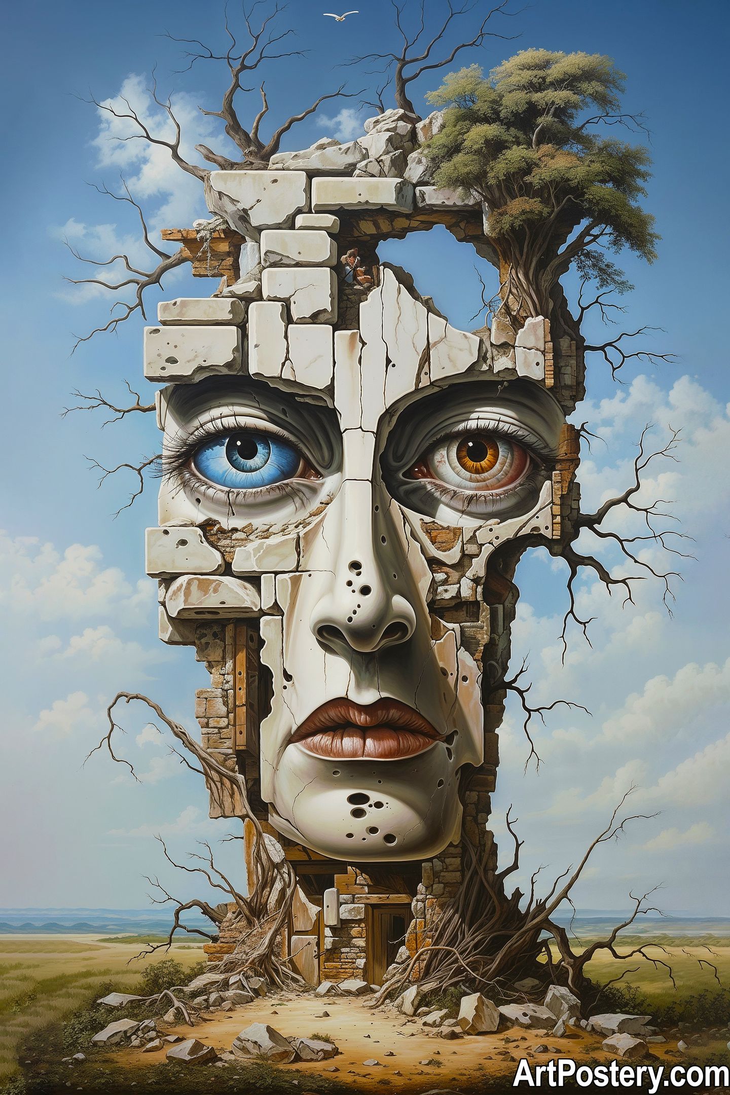 Surreal Art in Enigmatic Stone Formation