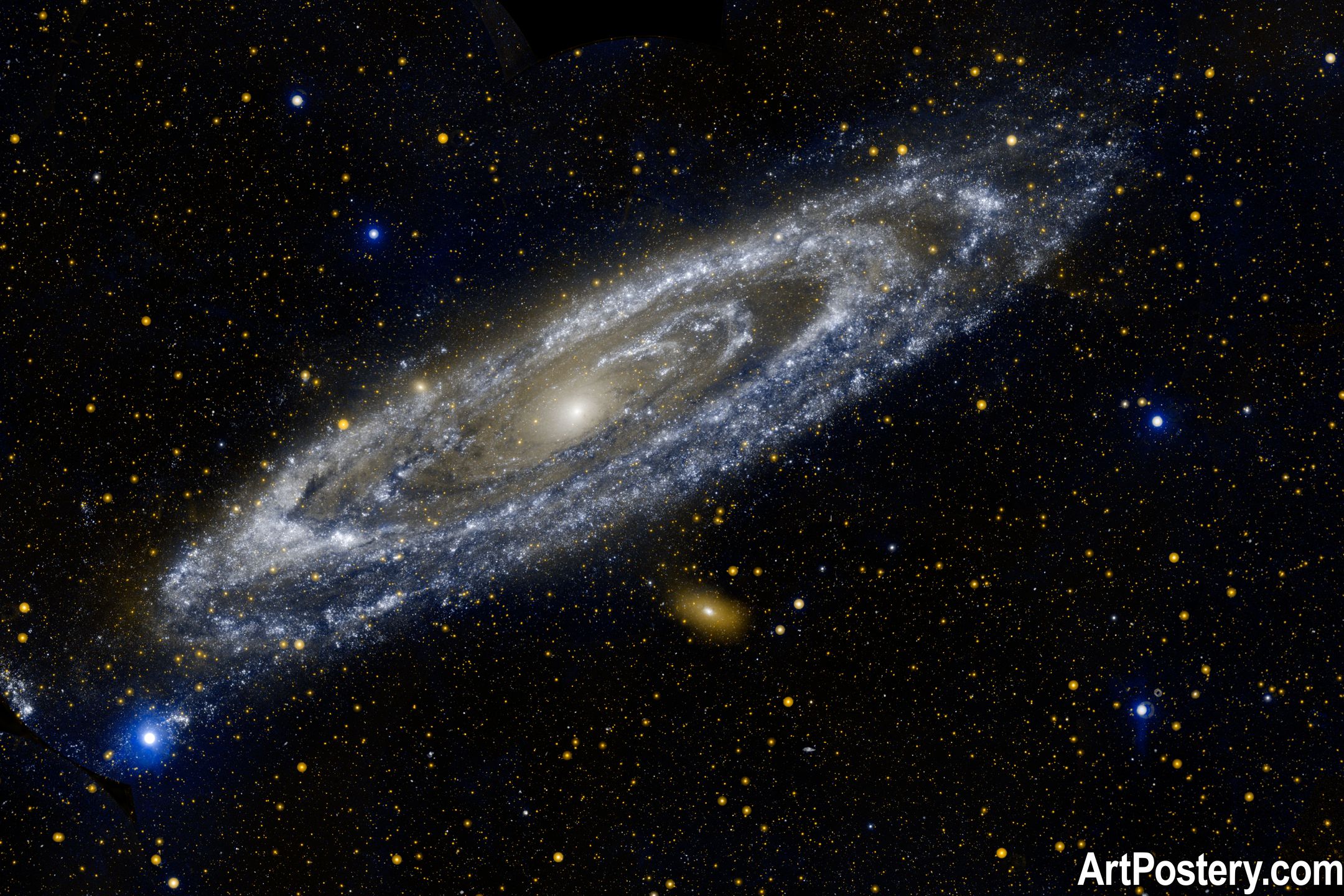 Nasa Photo Print of a Spiraling Galaxy