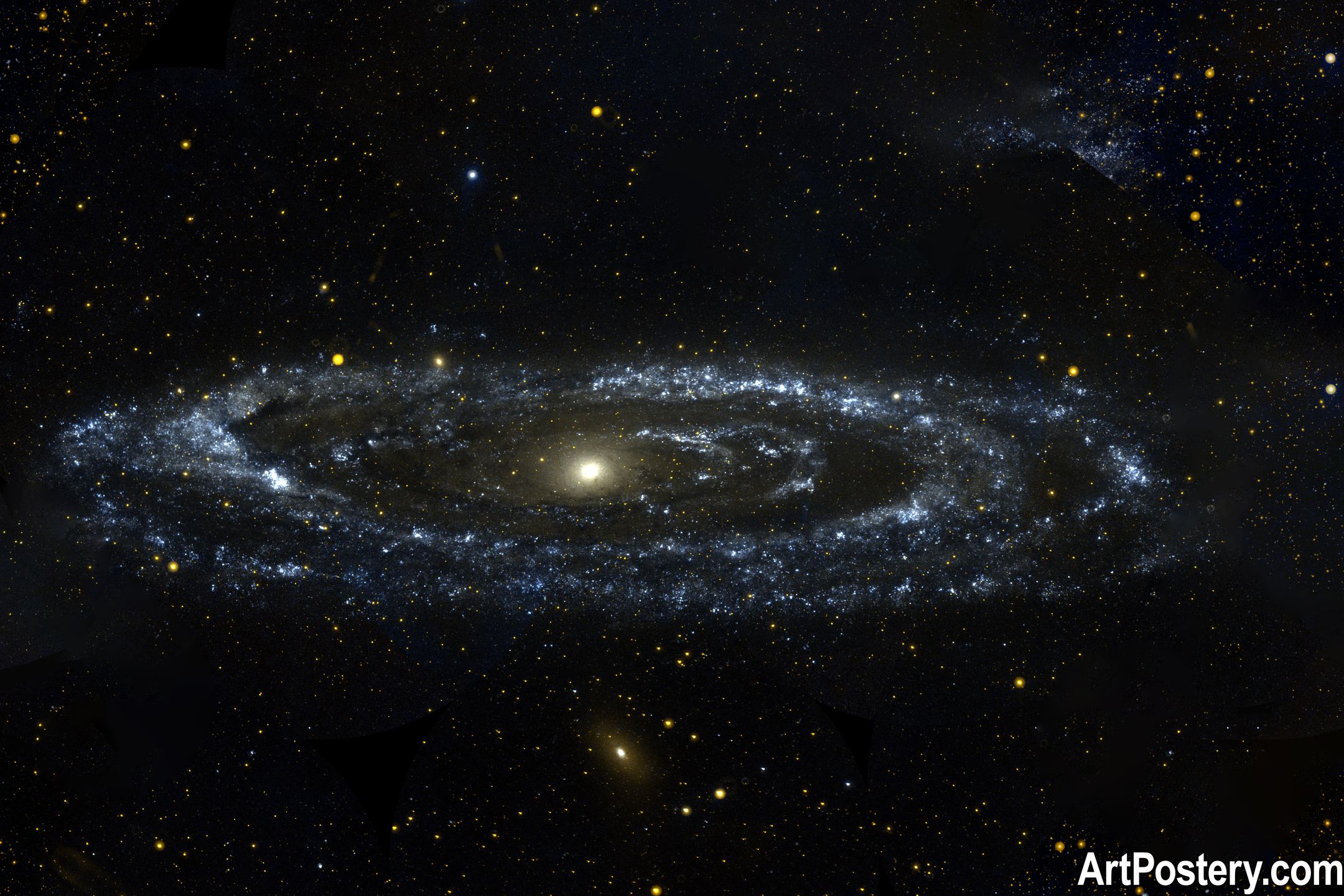 Nasa Photo Print Cosmic Spiral Galaxy Wall Art