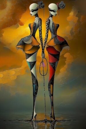 Art Poster Echoes of Reflection? ? A Surreal Art Print 34