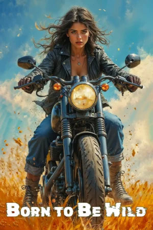 Born to Be Wild Female Biker Poster 2-1