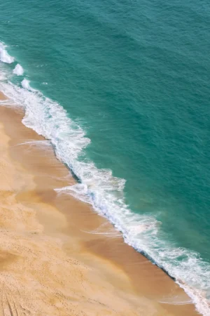 Ocean Waves Along Sandy Beach Photographic Print 98